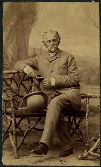 Stanisław Zamoyski (1820 – 1889) z Podzamcza, autor listów. Fot. ok. 1880 r.