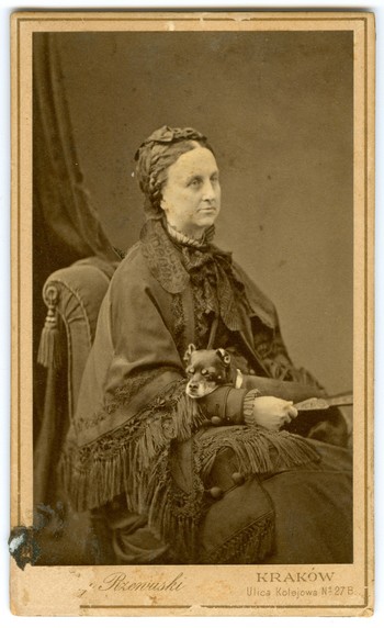 Róża z Potockich Stanisławowa Zamoyska (1831 – 1890). Fot. ok. 1880 r.